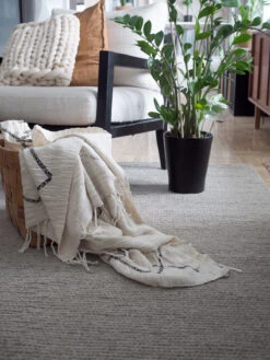 ANNA Villamatto -Brafab Huonekalut Kauppa Anna matto harmaa milj 1