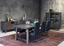 BROOKLYN Senkki 160 Cm -Brafab Huonekalut Kauppa Brooklyn Razor rr 1 6 Brooklyn vitriini senkki vitriini savunharmaa milj