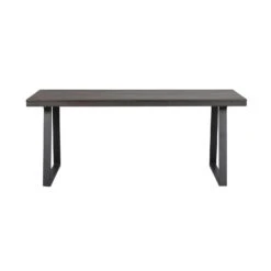 Brafab Huonekalut Kauppa -Brafab Huonekalut Kauppa Brooklyn ruokapoyta 170 x95 U jaloilla savutammi musta 119834