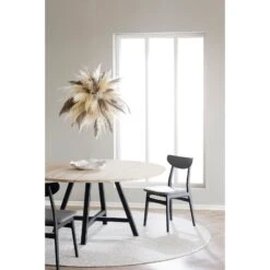 CARRADALE Ruokapöytä Pyöreä 150 Cm Metallijaloilla -Brafab Huonekalut Kauppa Carradale rr 120342 Rodham tuoli 120068 miljoo