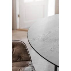 COLTON Ruokapöytä Pyöreä 135 Cm 12 COLTON Ruokapöytä Pyöreä 135 Cm -Brafab Huonekalut Kauppa Colton ruokapoyta musta 135 pyorea 119895 detalj 2