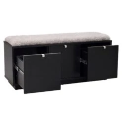 CONFETTI Säilytyspenkki 106 Cm 38 CONFETTI Säilytyspenkki 106 Cm -Brafab Huonekalut Kauppa Confetti penkki 3ltk musta harmaa 103766 2