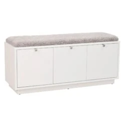 CONFETTI Säilytyspenkki 106 Cm 35 CONFETTI Säilytyspenkki 106 Cm -Brafab Huonekalut Kauppa Confetti penkki 3ltk valkoinen harmaa 103764 1