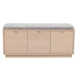 CONFETTI Säilytyspenkki 106 Cm 29 CONFETTI Säilytyspenkki 106 Cm -Brafab Huonekalut Kauppa Confetti penkki 3ltk valkotammi harmaa 103768