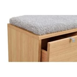 CONFETTI Säilytyspenkki 106 Cm 32 CONFETTI Säilytyspenkki 106 Cm -Brafab Huonekalut Kauppa Confetti penkki tammi harmaa detalj 2