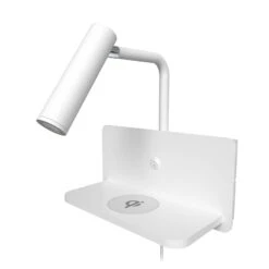 DAVOS USB SEINÄVALAISIN Langattomalla Latausalustalla