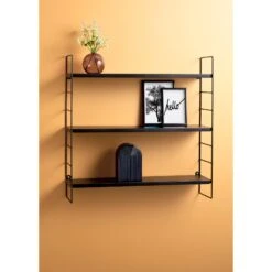 DAY Seinähylly 58 X 58 Cm -Brafab Huonekalut Kauppa Day seinahylly 58X16X58CM 73124 musta fiilis