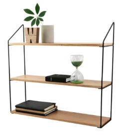 DAY Seinähylly 60 Cm 3-tasoinen -Brafab Huonekalut Kauppa Day 2Dseinahylly 2D3os 5Flv 2Dmusta 5F3