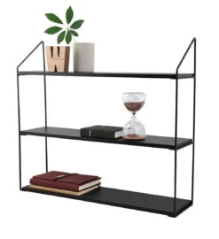 DAY Seinähylly 60 Cm 3-tasoinen -Brafab Huonekalut Kauppa Day 2Dseinahylly 2D3os 5Fmusta 5F3