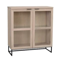 EVERETT Vitriinikaappi 95 Cm -Brafab Huonekalut Kauppa Everett kaappi 105 kuultovalko 18771 1