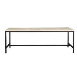 EVERETT Ruokapöytä -Brafab Huonekalut Kauppa Everett ruokapoyta 180 valkokuulto musta 118765