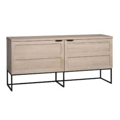 EVERETT Senkki 160 Cm -Brafab Huonekalut Kauppa Everett senkki kuultovalko musta 118768 1