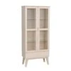 FILIPPA Vitriini 82 Cm -Brafab Huonekalut Kauppa Filippa vitriini valkotammi 113788 1