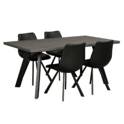 FRED Ruokapöytä -Brafab Huonekalut Kauppa Fred rr ruokapoyta 170 117432 t.ruskea musta Auburn tuolit