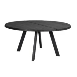 FRED Ruokapöytä Pyöreä 160 Cm -Brafab Huonekalut Kauppa Fred ruokapoyta pyorea musta 117444