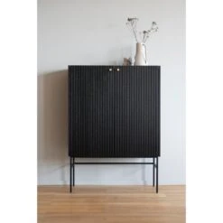 HALIFAX Kaappi 100 Cm -Brafab Huonekalut Kauppa Halifax kaappi musta 119908 milj1