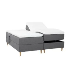 HILDING CROSS Moottorisänky Paketti 180 X 200 Cm -Brafab Huonekalut Kauppa Hilding Cross saatosanky 2x90x200 harmaa Hilding 14 tammi