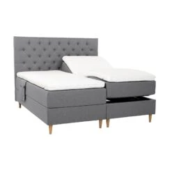 HILDING CROSS Moottorisänky Paketti 180 X 200 Cm -Brafab Huonekalut Kauppa Hilding Cross saatosanky 2x90x200 harmaa Hilding 14 tammi Cross paaty 2