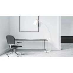 HOUSTON Lattiavalaisin 149 Cm -Brafab Huonekalut Kauppa Houston lattiavalaisin valk milj