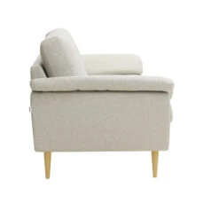 ILONA 3 Hengen Sohva Leveillä Tyynyillä Diamonds-kankaalla -Brafab Huonekalut Kauppa Ilona 3HLT Diamonds 531 beige 2