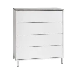 KIVI Lipasto 80 Cm -Brafab Huonekalut Kauppa Kivi lipasto 80cm valk harmaa jalat 10cm