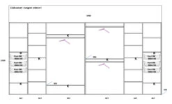 LAKEUS DESIGN Liukuovikaappi Mittatilauksena 400 X 50 X 260 Cm -Brafab Huonekalut Kauppa Lakeus komero 17 sisusta