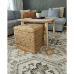 LINA Villamatto -Brafab Huonekalut Kauppa Lina Natural multi matto fiilis