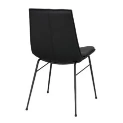 LOWELL Tuoli -Brafab Huonekalut Kauppa Lowell tuoli musta nahka 120255 3