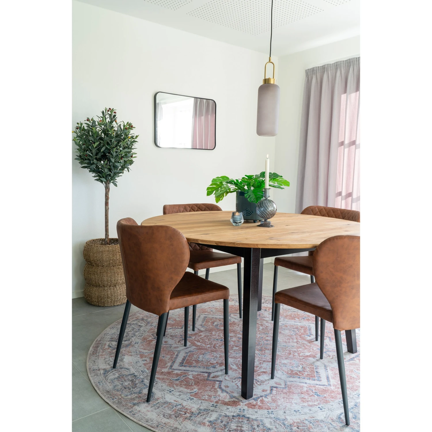 MARSEILLE Ruokapöytä Pyöreä 140 Cm 7 MARSEILLE Ruokapöytä Pyöreä 140 Cm - Image 5