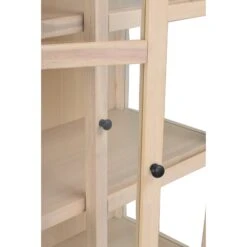 MARSHALLE Vitriini 85 Cm -Brafab Huonekalut Kauppa Marshalle vitriinikaappi valkotammi 119085 detalj