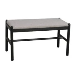 MILFORD Eteispenkki 80 Cm 11 MILFORD Eteispenkki 80 Cm -Brafab Huonekalut Kauppa Milford penkki musta 119546 1