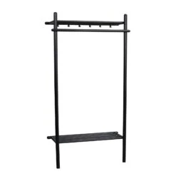 MILFORD Vaaterekki -Brafab Huonekalut Kauppa Milford vaaterekki musta 119545