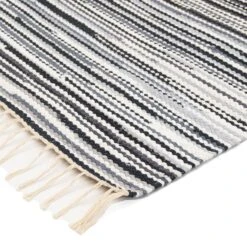 RIEMU Puuvillamatto -Brafab Huonekalut Kauppa Riemu.matto musta kulma