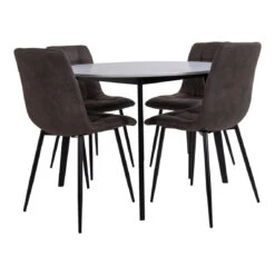 RIMINI/TORINO 4 Hengen Pyöreä Ruokailuryhmä