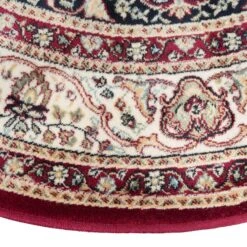 ROYAL PALACE Viskoosimatto Pyöreä 15 ROYAL PALACE Viskoosimatto Pyöreä -Brafab Huonekalut Kauppa Royal palace matto punainen pyorea kulma2