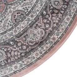 ROYAL PALACE Viskoosimatto Pyöreä 21 ROYAL PALACE Viskoosimatto Pyöreä -Brafab Huonekalut Kauppa Royal palace roosa pyorea kulma