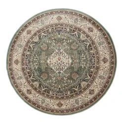 ROYAL PALACE Viskoosimatto Pyöreä 18 ROYAL PALACE Viskoosimatto Pyöreä -Brafab Huonekalut Kauppa Royal palace vihrea pyorea 1