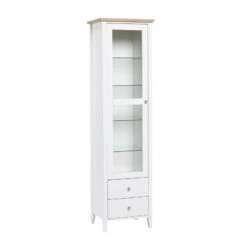 SAARA Vitriini 47 Cm -Brafab Huonekalut Kauppa Saara vitriini 50 tammi lasihyllyt 1