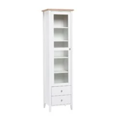 SAARA Vitriini 47 Cm -Brafab Huonekalut Kauppa Saara vitriini 50 tammi levyhyllyt 1