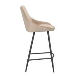 SIERRA Baarituoli Samettiverhoilulla 7 SIERRA Baarituoli Samettiverhoilulla -Brafab Huonekalut Kauppa Sierra baarituoli beige 2