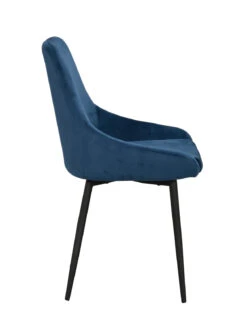 SIERRA Tuoli Samettiverhoilulla -Brafab Huonekalut Kauppa Sierra tuoli tummansininen 3