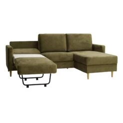 TYYNI Divaanivuodesohva Deneris-kankaalla -Brafab Huonekalut Kauppa Tyyni VSD Deneris9516A kankaalla auki