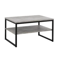 VIIVA Sohvapöytä 90 X 60 Cm -Brafab Huonekalut Kauppa Viiva sohvapoyta 90x60 harmaa musta