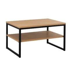 VIIVA Sohvapöytä 90 X 60 Cm -Brafab Huonekalut Kauppa Viiva sohvapoyta 90x60 tammi musta