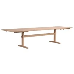 WESTVILLE Ruokapöytä 240 X 95 Cm -Brafab Huonekalut Kauppa Westville ruokapoyta 240 valkotammi 120716 jatkopaloilla