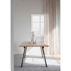 WINNIPEG Ruokapöytä 200 X 100 Cm -Brafab Huonekalut Kauppa Winnipeg poyta 200x100 valkotammi musta 119840 miljoo