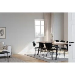 WINNIPEG Ruokapöytä 200 X 100 Cm -Brafab Huonekalut Kauppa Winnipeg rr poyta 200x100 valkotammi musta 119840 Brent tuolit miljoo