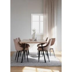 WINNIPEG Ruokapöytä 200 X 100 Cm -Brafab Huonekalut Kauppa Winnipeg rr poyta 200x100 valkotammi musta 119840 Sierra tuolit miljoo