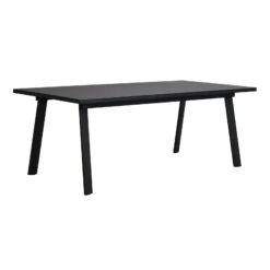 WINNIPEG Ruokapöytä 200 X 100 Cm -Brafab Huonekalut Kauppa Winnipeg poyta musta 119842 1