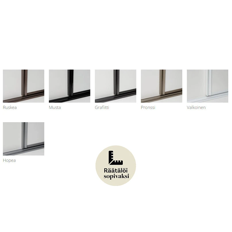 LAKEUS DESIGN Liukuovikaappi Mittatilauksena 150 X 40 X 220 Cm 8 LAKEUS DESIGN Liukuovikaappi Mittatilauksena 150 X 40 X 220 Cm - Image 6